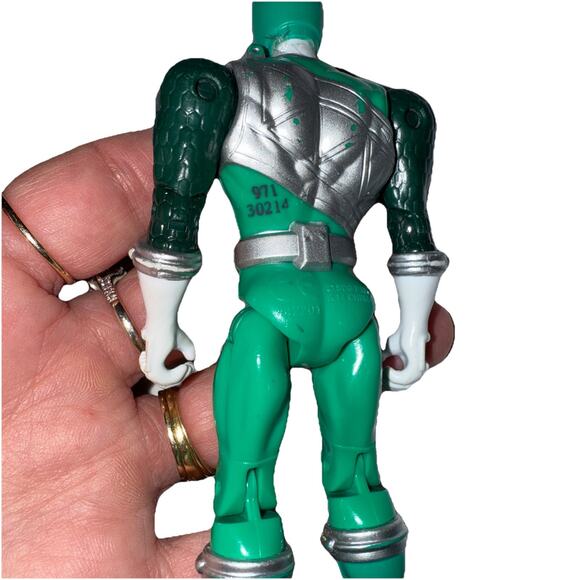 Bundle Of 4 Power Ranger 5” Action Figures Green Purple Dino, Blue Red Ninja - Picture 7 of 13